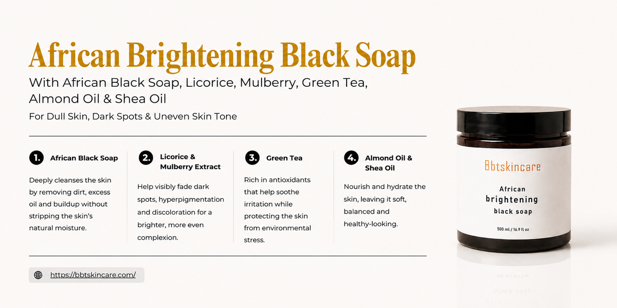 AFRICAN BRIGHTENING BLACK SOAP