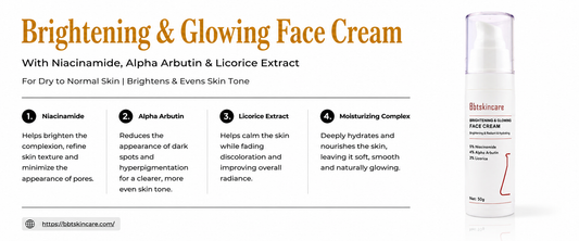 BRIGHTENING & GLOWING FACE CREAM (Dry to Normal Skin)