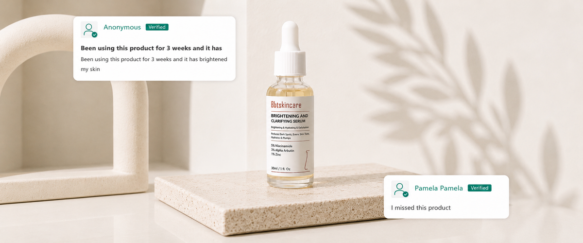 BRIGHTENING And CLARIFYING SERUM (for combination- oilyskin)