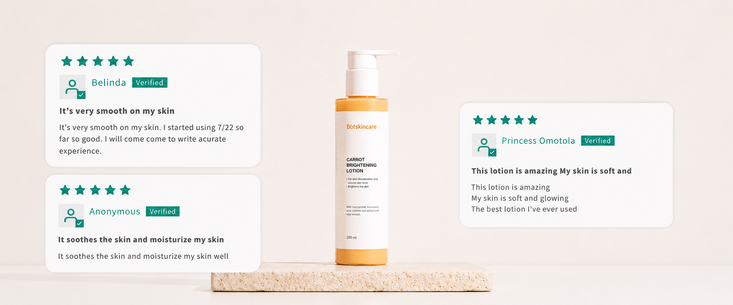 CARROT BRIGHTENING BODY LOTION (200ml)