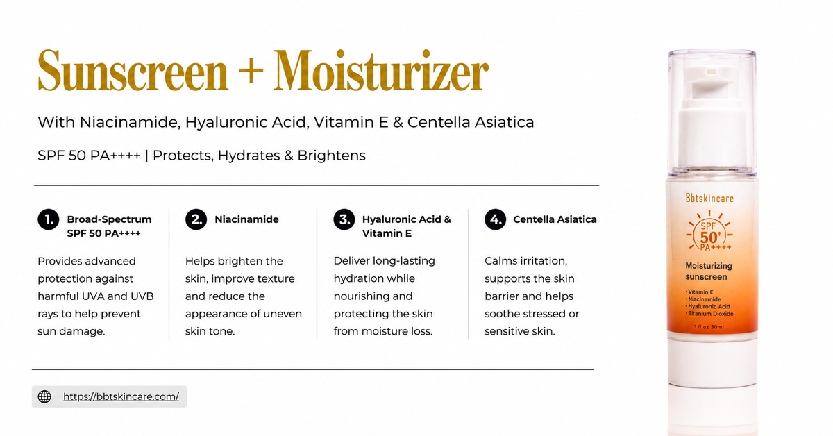 SUNSCREEN + MOISTURIZER