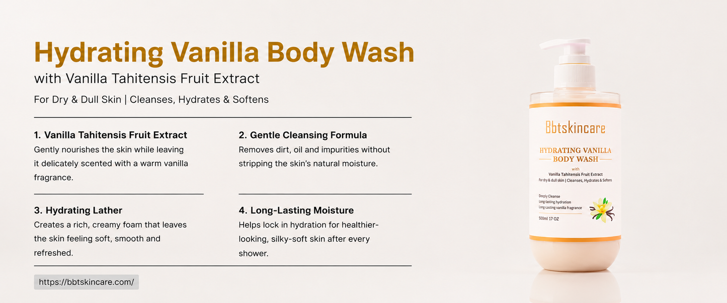 HYDRATING VANILLA BODY WASH
