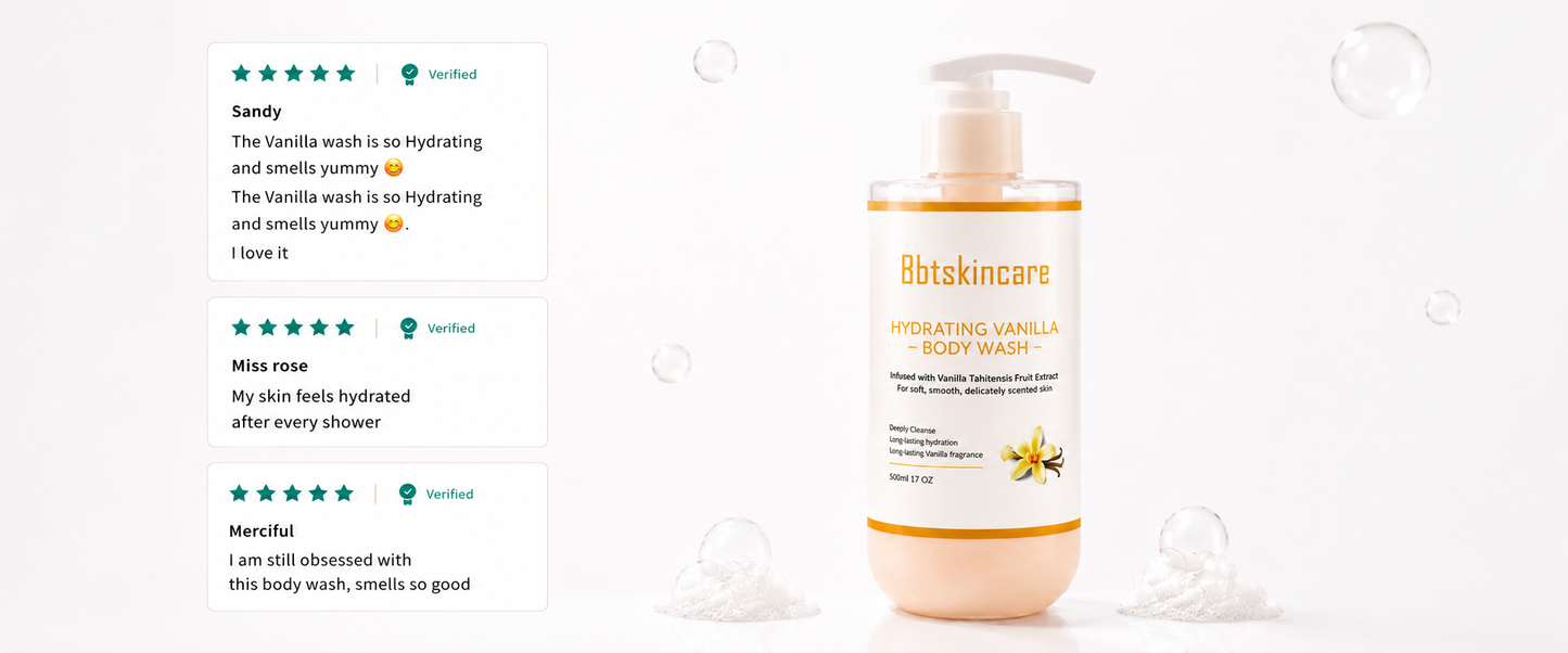 HYDRATING VANILLA BODY WASH